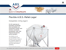 Tablet Screenshot of holzpelletsilo.de